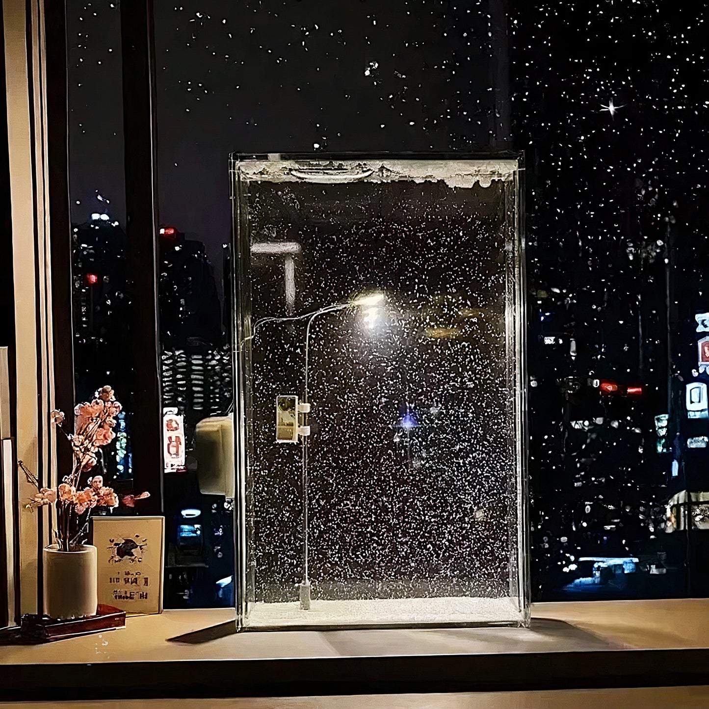 Snow Fall Night Lamp